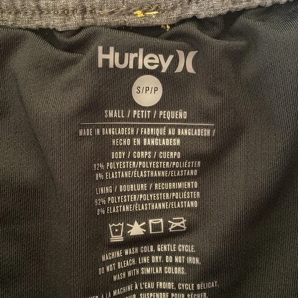 Hurley Volley Swim Trunks Men’s/Boys S Activewear Pineapples Tropical Beach